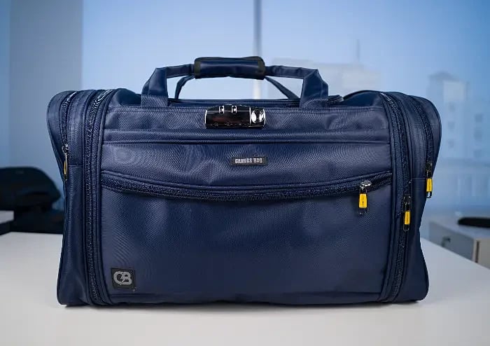Canvas Family Travel Bag ( BLUE)