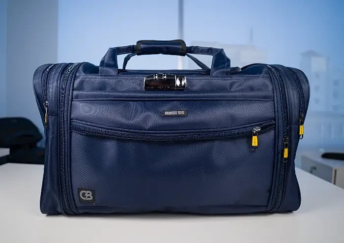 Canvas Family Travel Bag ( BLUE)