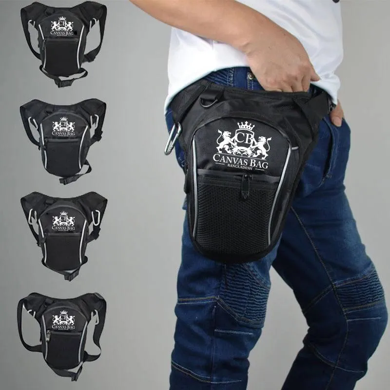 Waterproof Rider Leg Bag - Matte Black